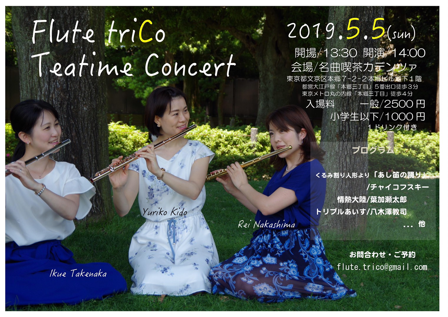 Flute triCo Teatime Concert