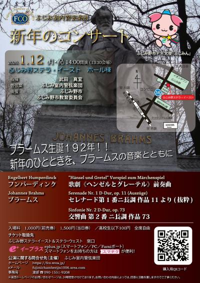 ふじみ室内管弦楽団 新年のコンサート