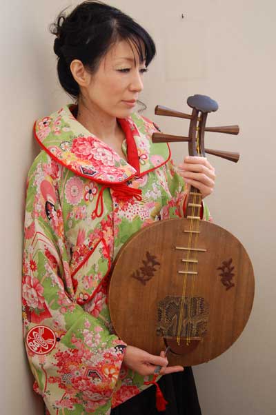 月琴奏者・永田斉子