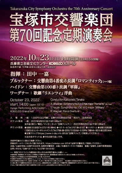 宝塚市交響楽団第70回記念定期