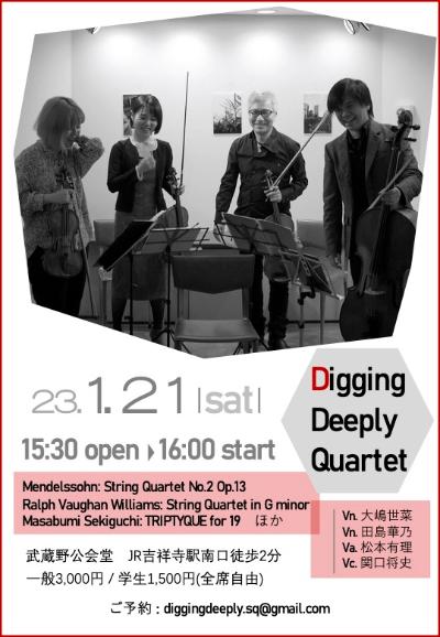 Digging Deeply Quartet Concert