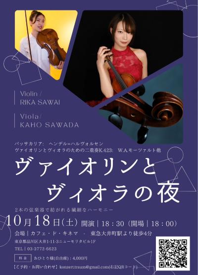 ヴァイオリンとヴィオラの夜
