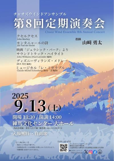 チャオズウインドアンサンブル 第8回定期演奏会