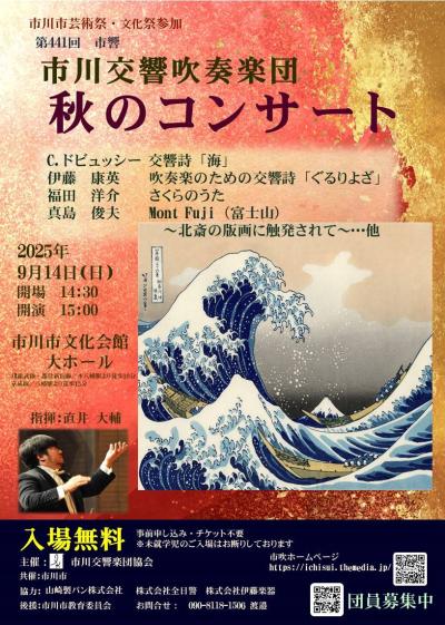 市川交響吹奏楽団 秋のコンサート