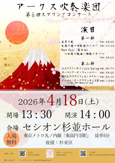 アークス吹奏楽団第6回スプリングコンサート